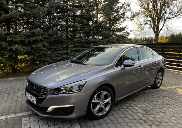 Peugeot 508 cena 59900 przebieg: 135000, rok produkcji 2016 z Jaworzno małe 79